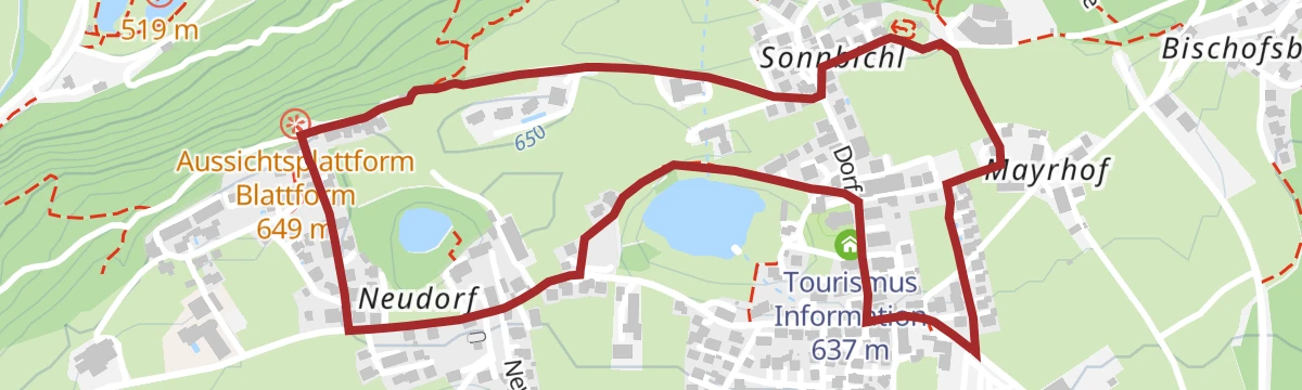 Route map: KulTour - Wanderweg Hildegard von Bingen (barrierefrei)